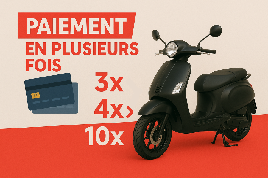 illustration paiement scooters en plusieurs fois
